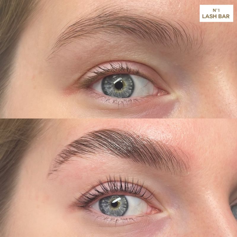 Laminácia obočia 1